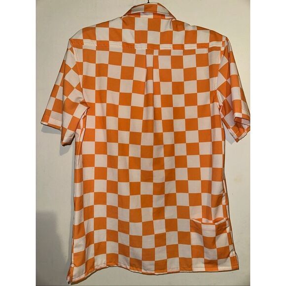 Tellum & Chop Tennessee Volunteers Vols Checkered Button Down Shirt Sz S Small N - Picture 2 of 4